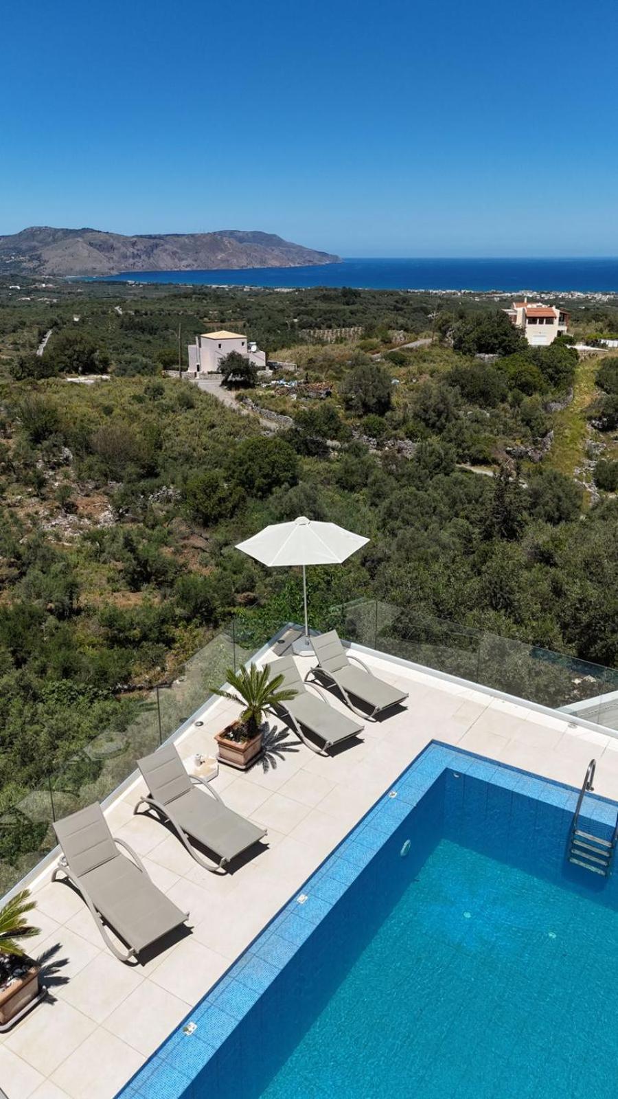 Villa Vuna - Private Pool -Sea View La Canée Extérieur photo